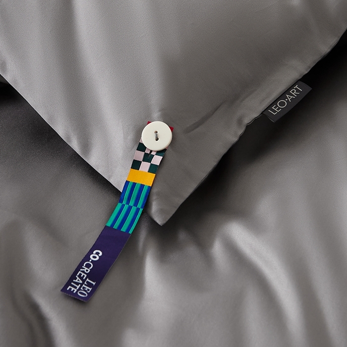 91家纺网 家纺一手货源 找家纺 涞澳家纺 2025新款亲肤舒适100S全棉分体（无衬系列）被套单品被套单件被套 100支全棉-中灰