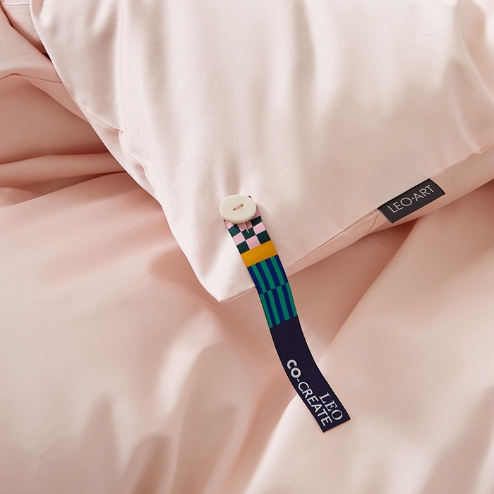 91家纺网 家纺一手货源 找家纺 涞澳家纺 2025新款亲肤舒适100S全棉分体（无衬系列）被套单品被套单件被套 100支全棉-润玉粉