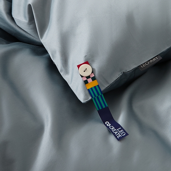 91家纺网 家纺一手货源 找家纺 涞澳家纺 2025新款亲肤舒适100S全棉分体（无衬系列）被套单品被套单件被套 100支全棉-蓝灰