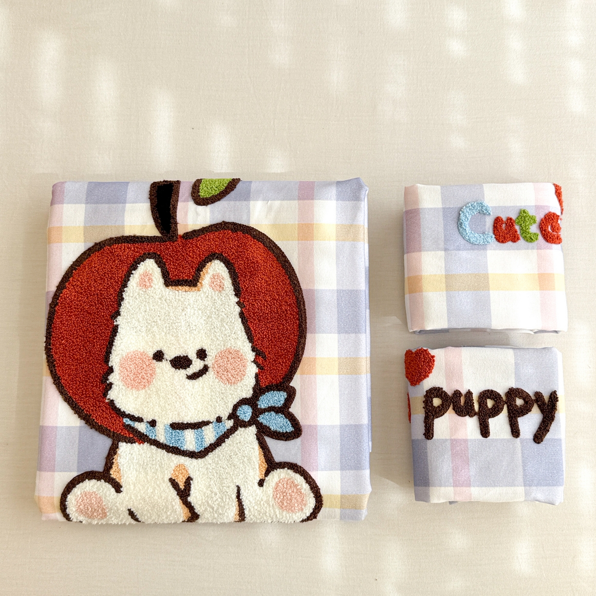 91家纺网 家纺一手货源 找家纺 沐辰 2025新款A类全棉磨毛绣花单品床单床笠 幸运西高地-床单