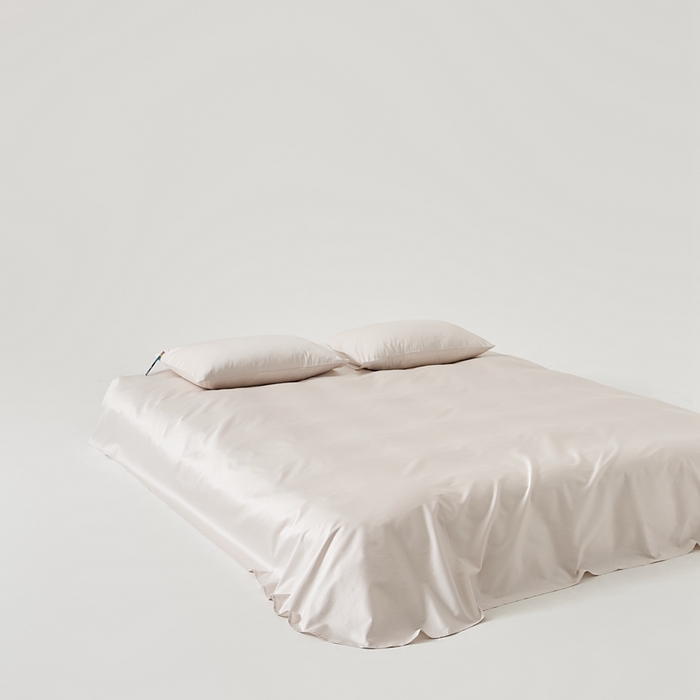 91家纺网 家纺一手货源 找家纺 涞澳家纺 2025新款亲肤舒适100S全棉分体（无衬系列）床单单品床单单件床单 100支全棉-馨雅金