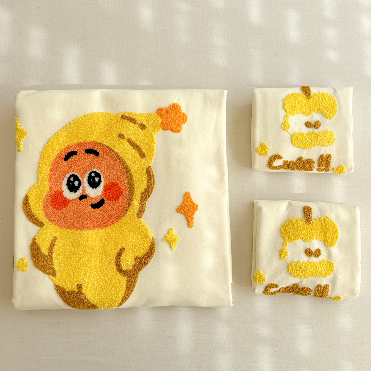 91家纺网 家纺一手货源 找家纺 （总）沐辰 2025新款A类全棉磨毛绣花单品床单床笠