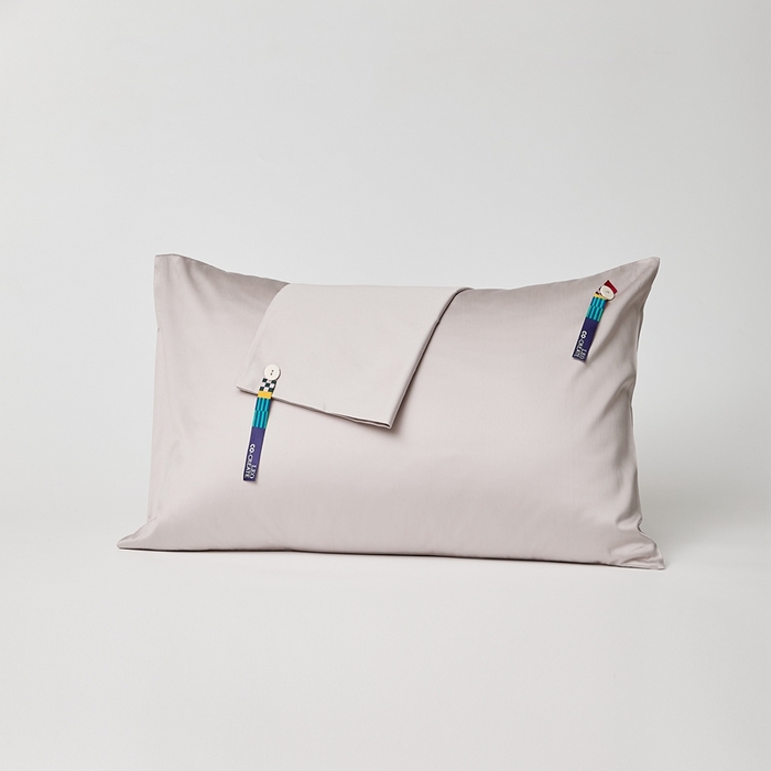 91家纺网 家纺一手货源 找家纺 涞澳家纺 2025新款亲肤舒适100S全棉分体（无衬系列）枕套单品枕套单件枕套 100支全棉-香芋