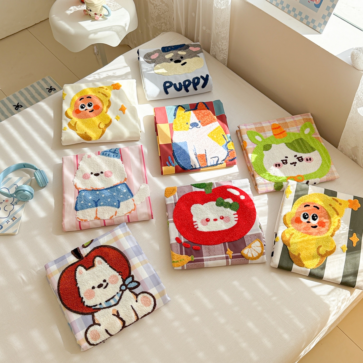 沐辰 2025新款A类全棉磨毛绣花单品床单床笠 组合图仅展示