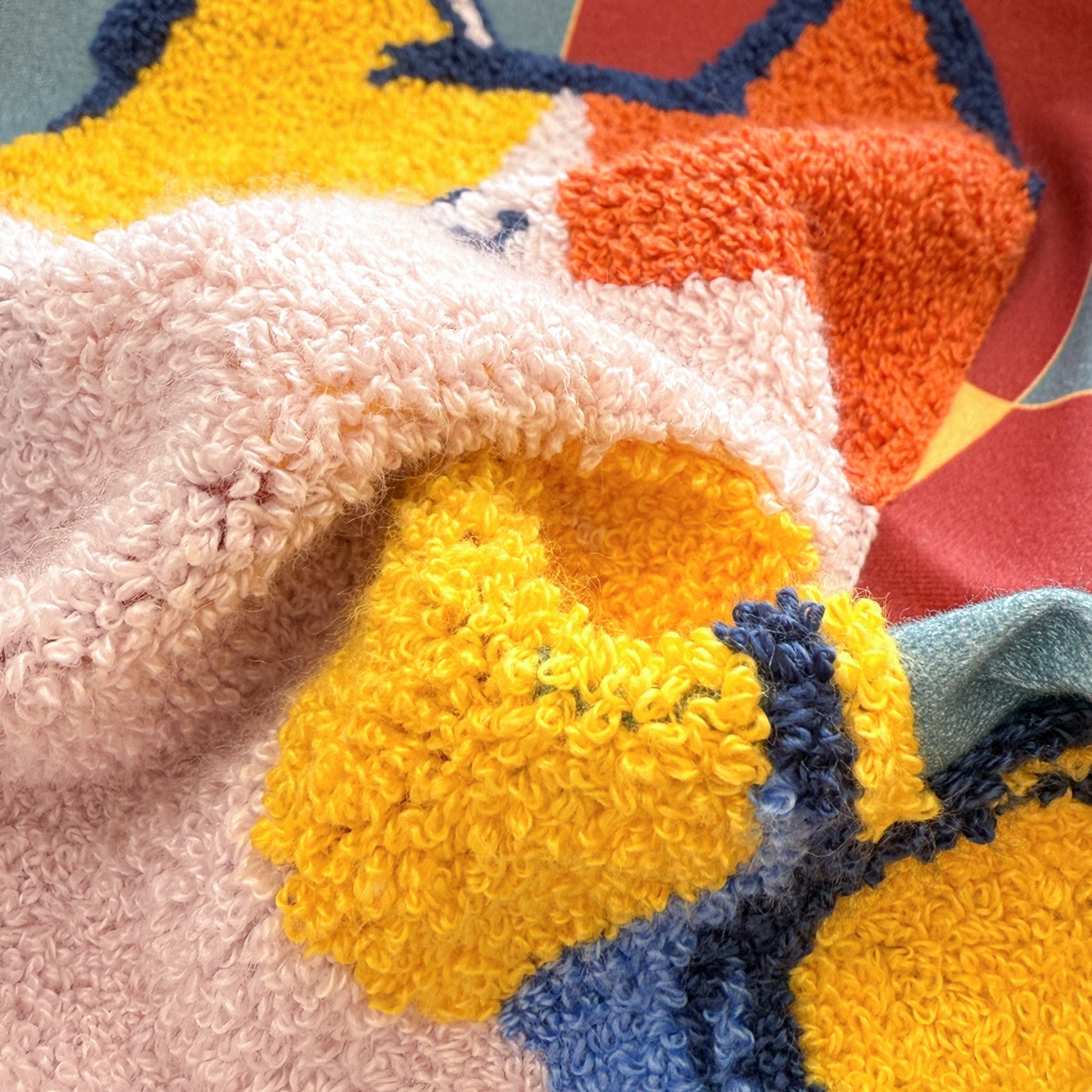 91家纺网 家纺一手货源 找家纺 沐辰 2025新款A类全棉磨毛绣花单品床单床笠 撞色狗狗-床单