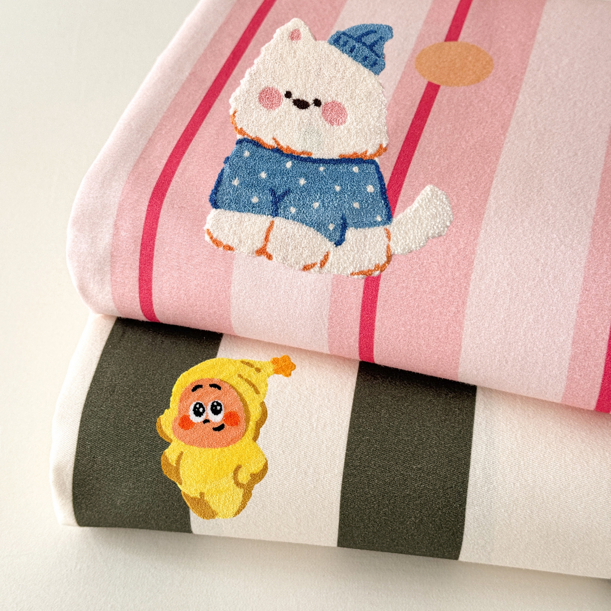 91家纺网 家纺一手货源 找家纺 沐辰 2025新款A类全棉磨毛绣花单品床单床笠 组合图仅展示