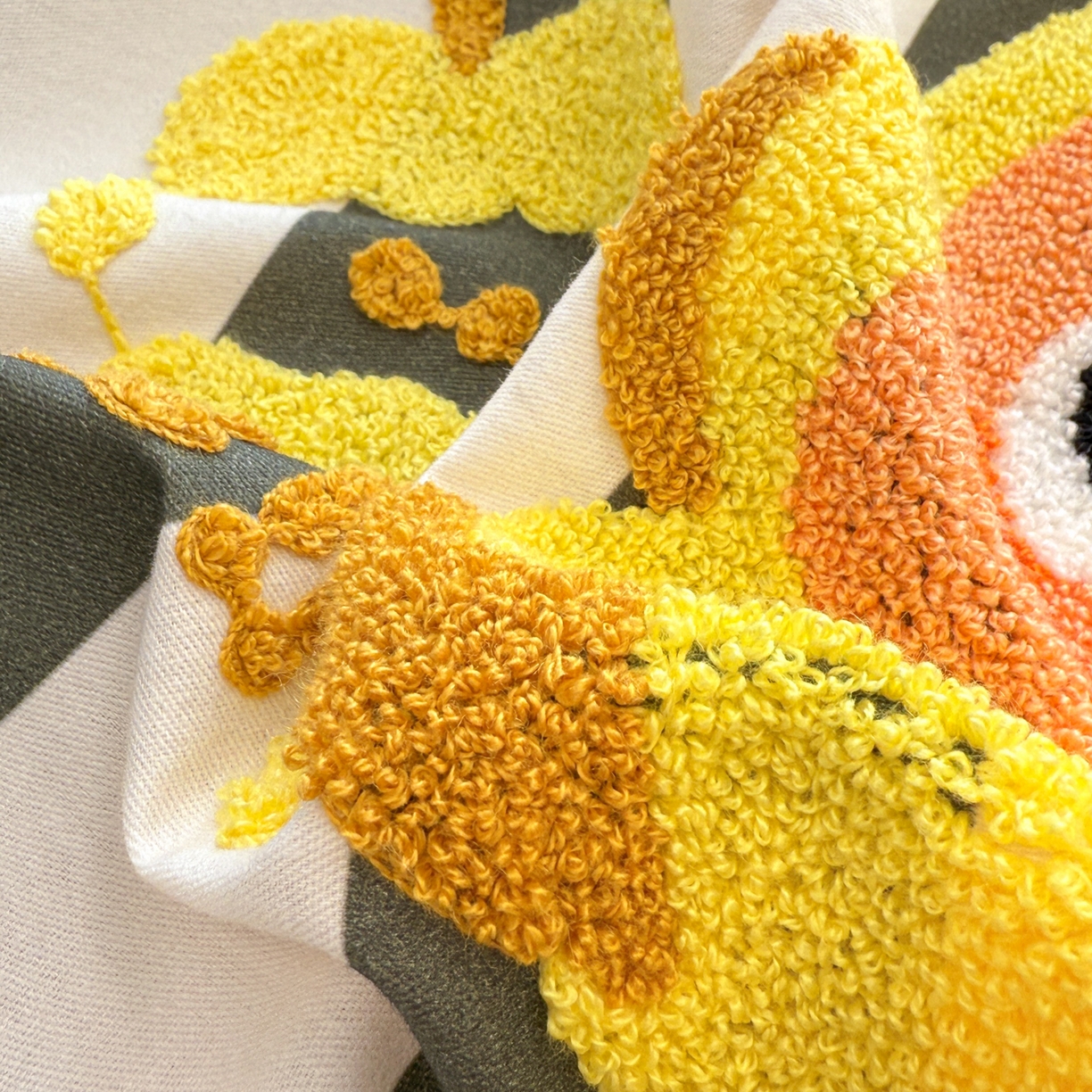 91家纺网 家纺一手货源 找家纺 沐辰 2025新款A类全棉磨毛绣花单品床单床笠 星星人条纹-床单