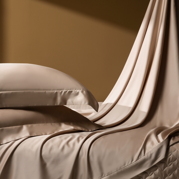 91家纺网 家纺一手货源 找家纺 （总）涞澳家纺 2025新款80天丝棉磨毛床盖压线款四件套-星河入梦