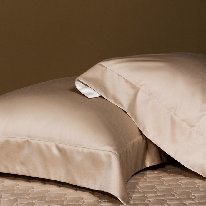 91家纺网 家纺一手货源 找家纺 涞澳家纺 2025新款80天丝棉磨毛床盖压线款四件套-星河入梦 星河入梦-咖