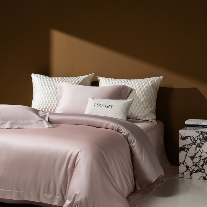 91家纺网 家纺一手货源 找家纺 涞澳家纺 2025新款80天丝棉磨毛床盖压线款四件套-星河入梦 星河入梦-梅子