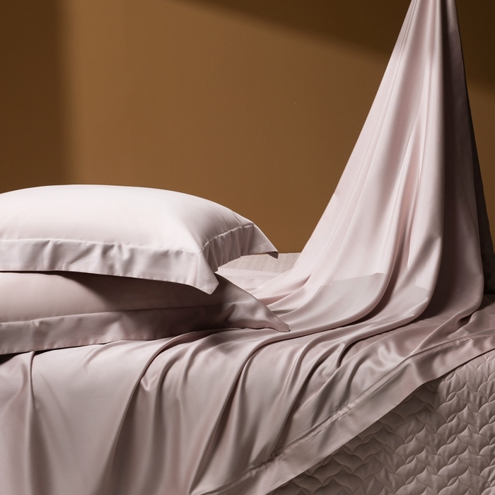 91家纺网 家纺一手货源 找家纺 涞澳家纺 2025新款80天丝棉磨毛床盖压线款四件套-星河入梦 星河入梦-梅子