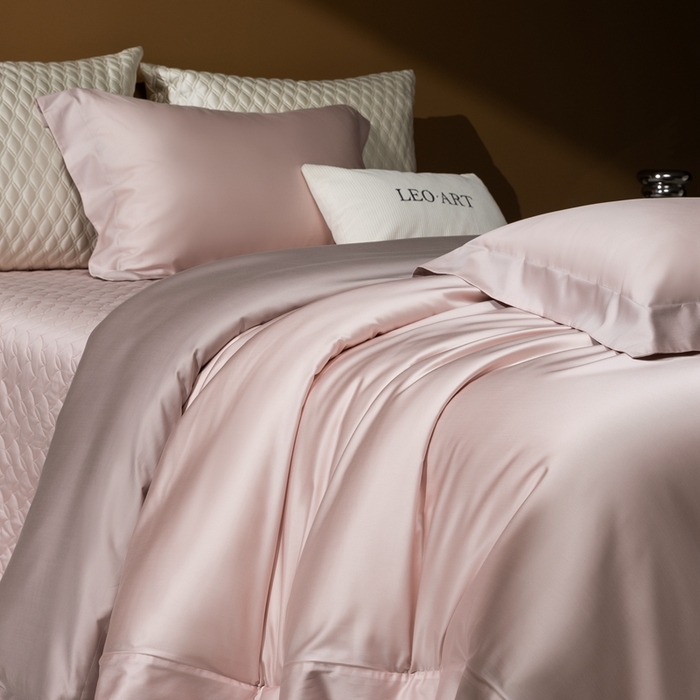 91家纺网 家纺一手货源 找家纺 涞澳家纺 2025新款80天丝棉磨毛床盖压线款四件套-星河入梦 星河入梦-梅子