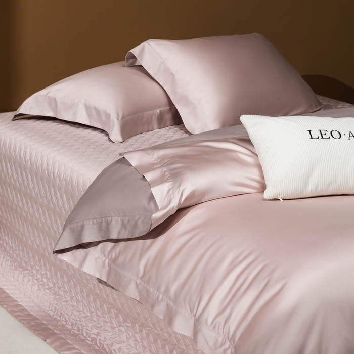 91家纺网 家纺一手货源 找家纺 涞澳家纺 2025新款80天丝棉磨毛床盖压线款四件套-星河入梦 星河入梦-梅子