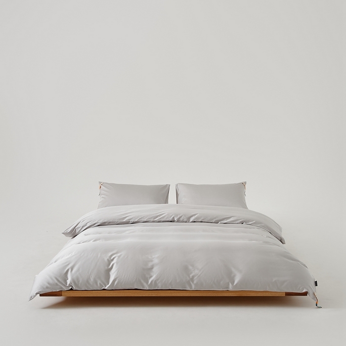 91家纺网 家纺一手货源 找家纺 涞澳家纺 2025新款亲肤舒适80S天丝棉分体（无衬系列）被套单品被套单件被套 80天丝棉-纯净灰