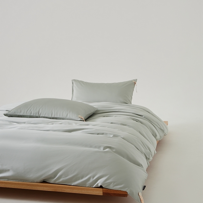 91家纺网 家纺一手货源 找家纺 涞澳家纺 2025新款亲肤舒适80S天丝棉分体（无衬系列）被套单品被套单件被套 80天丝棉-青豆绿