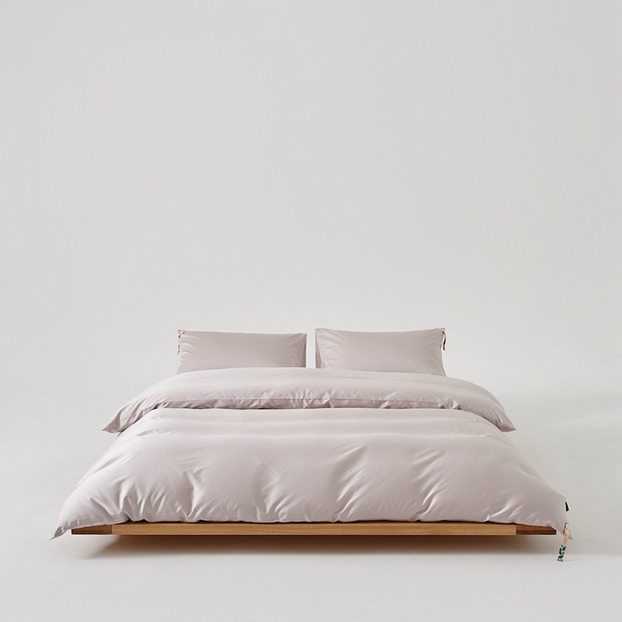 91家纺网 家纺一手货源 找家纺 涞澳家纺 2025新款亲肤舒适80S天丝棉分体（无衬系列）被套单品被套单件被套 80天丝棉-米灰