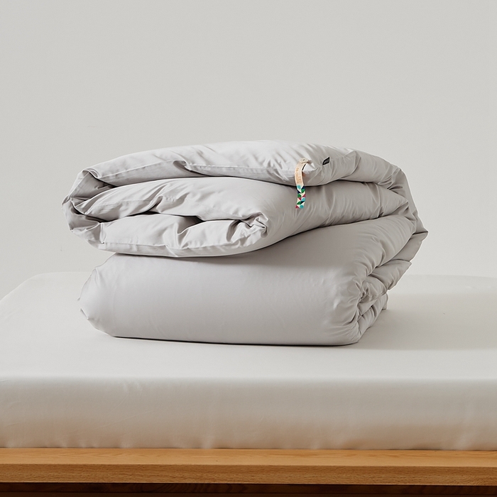 91家纺网 家纺一手货源 找家纺 涞澳家纺 2025新款亲肤舒适80S天丝棉分体（无衬系列）被套单品被套单件被套 80天丝棉-纯净灰