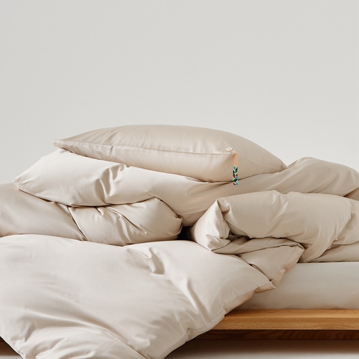 涞澳家纺 2025新款亲肤舒适80S天丝棉分体（无衬系列）被套单品被套单件被套 80天丝棉-香槟灰