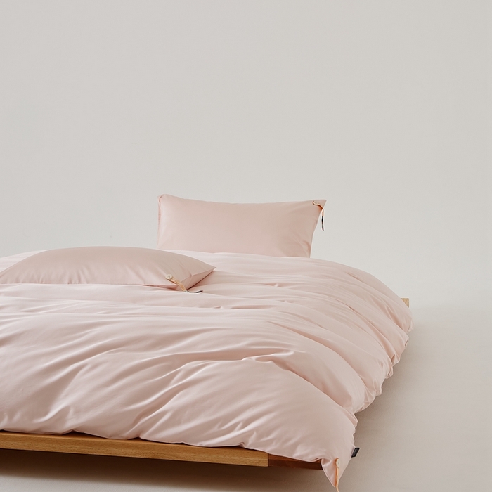 91家纺网 家纺一手货源 找家纺 涞澳家纺 2025新款亲肤舒适80S天丝棉分体（无衬系列）被套单品被套单件被套 80天丝棉-香草粉