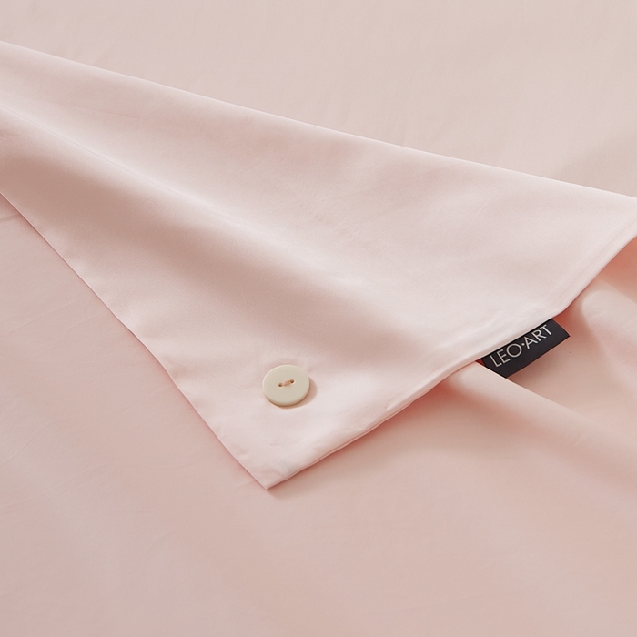 91家纺网 家纺一手货源 找家纺 涞澳家纺 2025新款亲肤舒适80S天丝棉分体（无衬系列）被套单品被套单件被套 80天丝棉-香草粉