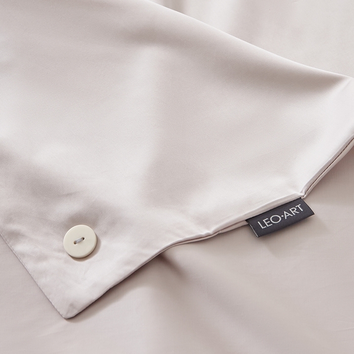 91家纺网 家纺一手货源 找家纺 涞澳家纺 2025新款亲肤舒适80S天丝棉分体（无衬系列）被套单品被套单件被套 80天丝棉-米灰