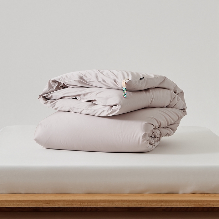 91家纺网 家纺一手货源 找家纺 涞澳家纺 2025新款亲肤舒适80S天丝棉分体（无衬系列）被套单品被套单件被套 80天丝棉-米灰