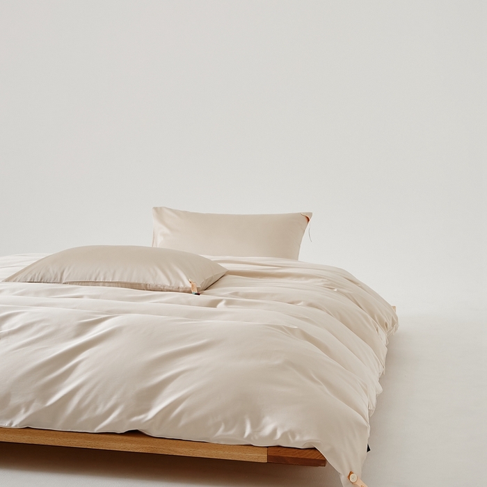 91家纺网 家纺一手货源 找家纺 涞澳家纺 2025新款亲肤舒适80S天丝棉分体（无衬系列）被套单品被套单件被套 80天丝棉-香槟灰