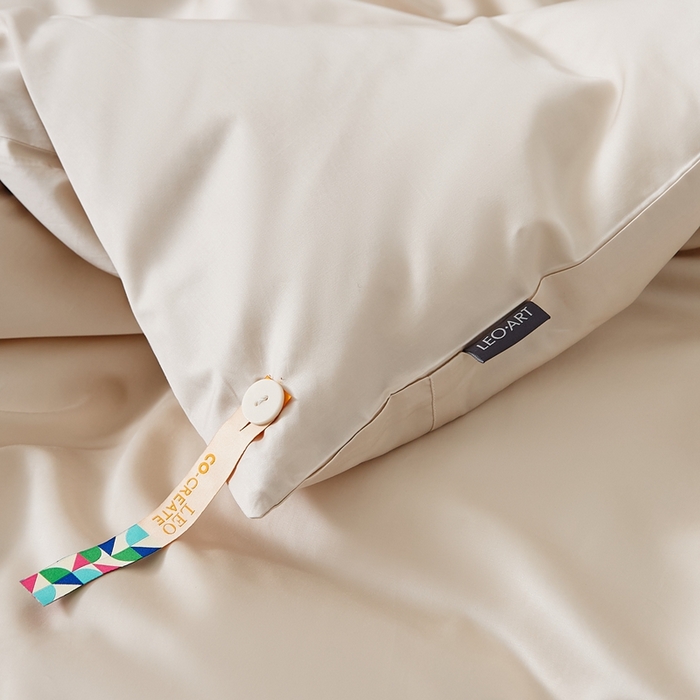 91家纺网 家纺一手货源 找家纺 涞澳家纺 2025新款亲肤舒适80S天丝棉分体（无衬系列）被套单品被套单件被套 80天丝棉-香槟灰