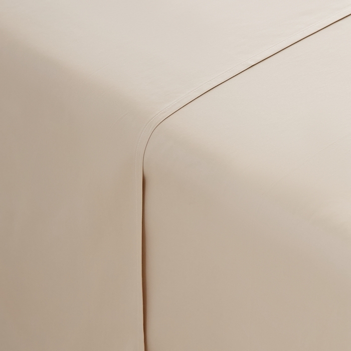 91家纺网 家纺一手货源 找家纺 涞澳家纺 2025新款亲肤舒适80S天丝棉分体（无衬系列）床单单品床单单件床单 80天丝棉-香槟灰