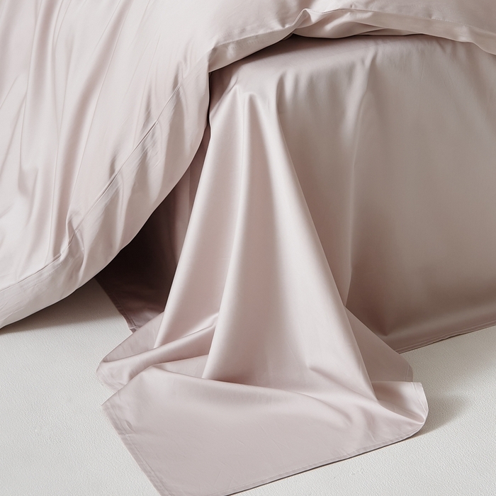 91家纺网 家纺一手货源 找家纺 涞澳家纺 2025新款亲肤舒适80S天丝棉分体（无衬系列）床单单品床单单件床单 80天丝棉-米灰