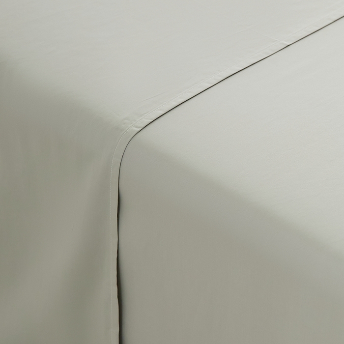 91家纺网 家纺一手货源 找家纺 涞澳家纺 2025新款亲肤舒适80S天丝棉分体（无衬系列）床单单品床单单件床单 80天丝棉-青豆绿