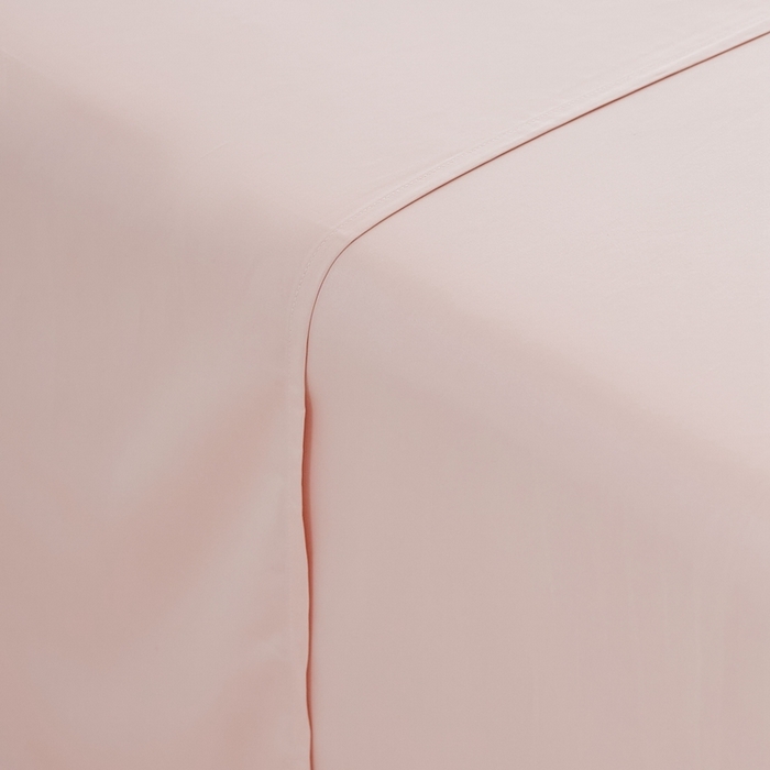 91家纺网 家纺一手货源 找家纺 涞澳家纺 2025新款亲肤舒适80S天丝棉分体（无衬系列）床单单品床单单件床单 80天丝棉-香草粉