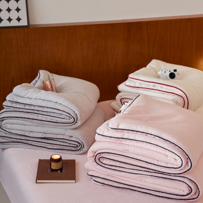 涞澳家纺 2025新款亲肤舒适毛巾绒懒人被被子被芯 组合图仅供展示不可下单