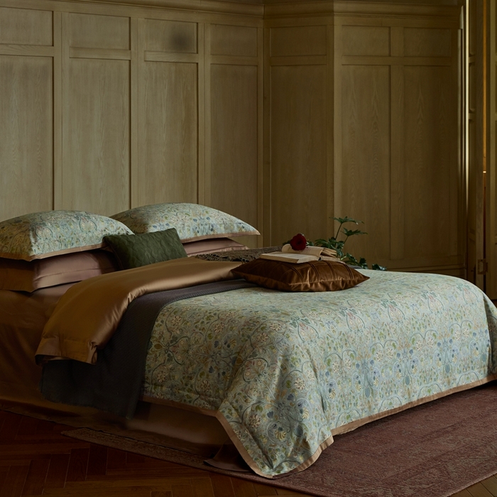 91家纺网 家纺一手货源 找家纺 （总）涞澳家纺 2025秋冬新款亲肤舒适全棉纯棉印花四件套