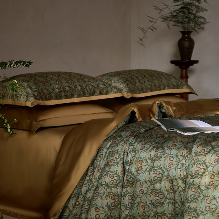 91家纺网 家纺一手货源 找家纺 （总）涞澳家纺 2025秋冬新款亲肤舒适全棉纯棉印花四件套