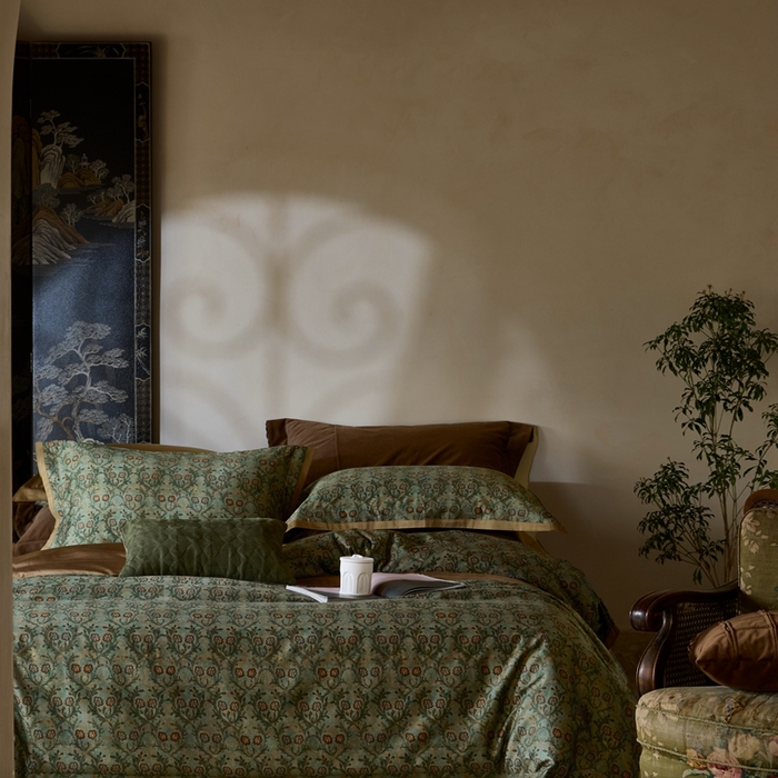 91家纺网 家纺一手货源 找家纺 涞澳家纺 2025秋冬新款亲肤舒适全棉纯棉印花四件套 恬心