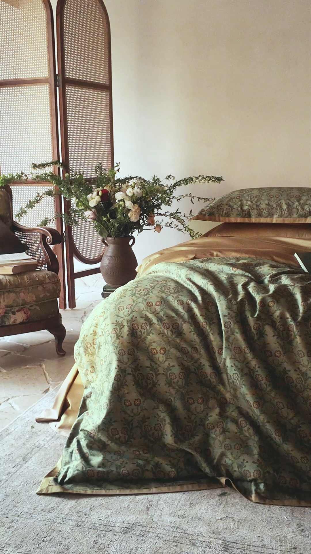 91家纺网 家纺一手货源 找家纺 涞澳家纺 2025秋冬新款亲肤舒适全棉纯棉印花四件套 恬心