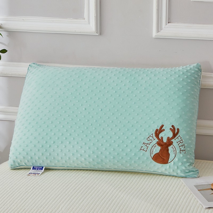 91家纺网 家纺一手货源 找家纺 木子晗 2025新款豆豆熊枕头枕芯 组合图仅供展示