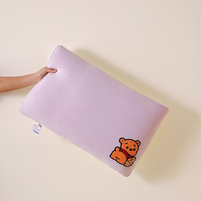 91家纺网 家纺一手货源 找家纺 木子晗 2025新款毛巾绣可爱卡通枕枕头枕芯-小熊嘟嘟 组合图仅供展示