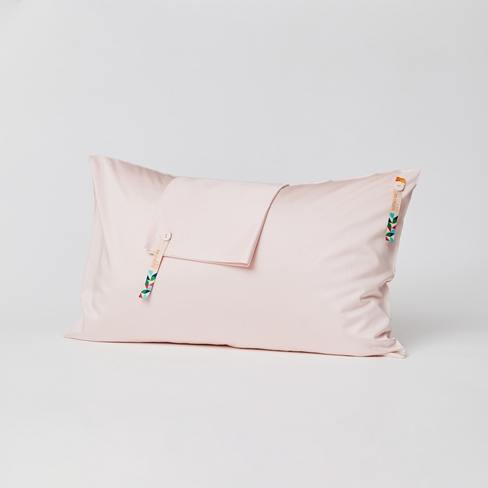 涞澳家纺 2025新款亲肤舒适80S天丝棉分体（无衬系列）枕套单品枕套单件枕套 80天丝棉-香草粉