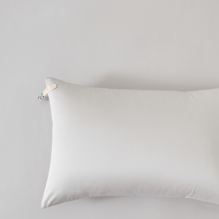 91家纺网 家纺一手货源 找家纺 涞澳家纺 2025新款亲肤舒适80S天丝棉分体（无衬系列）枕套单品枕套单件枕套 80天丝棉-纯净灰