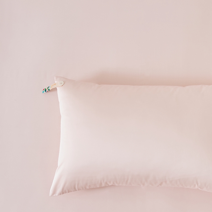 91家纺网 家纺一手货源 找家纺 涞澳家纺 2025新款亲肤舒适80S天丝棉分体（无衬系列）枕套单品枕套单件枕套 80天丝棉-香草粉