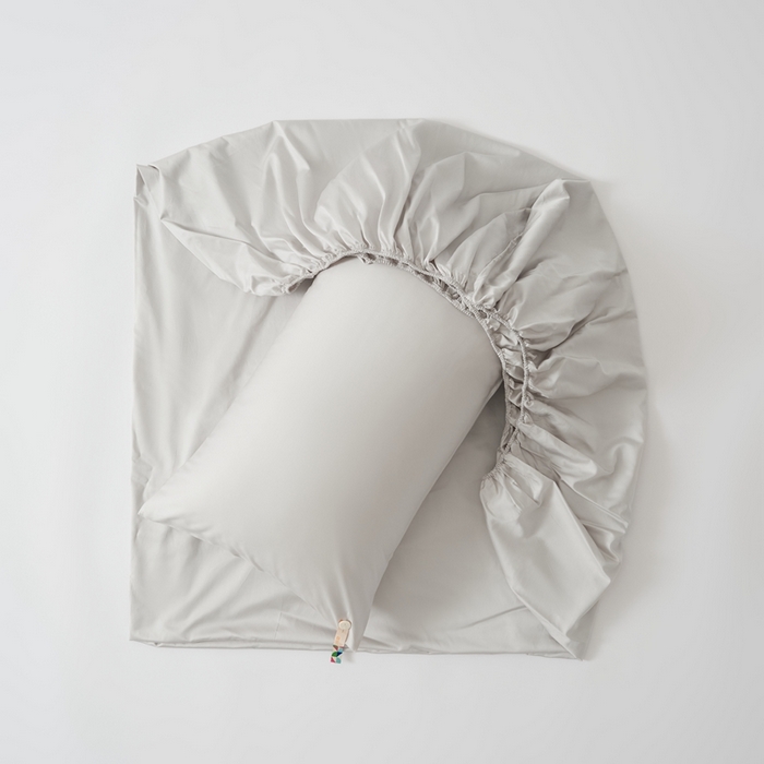 91家纺网 家纺一手货源 找家纺 涞澳家纺 2025新款亲肤舒适80S天丝棉分体（无衬系列）床笠单品床笠单件床笠 80天丝棉-纯净灰