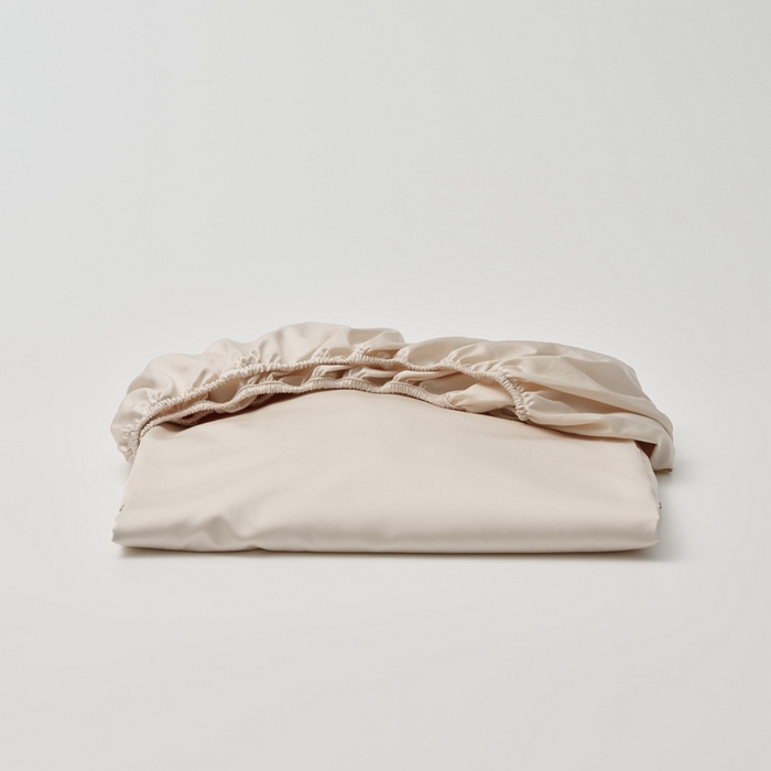 91家纺网 家纺一手货源 找家纺 涞澳家纺 2025新款亲肤舒适80S天丝棉分体（无衬系列）床笠单品床笠单件床笠 80天丝棉-香槟灰