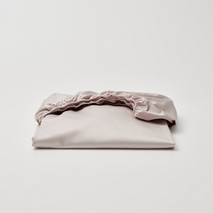 91家纺网 家纺一手货源 找家纺 涞澳家纺 2025新款亲肤舒适80S天丝棉分体（无衬系列）床笠单品床笠单件床笠 80天丝棉-米灰