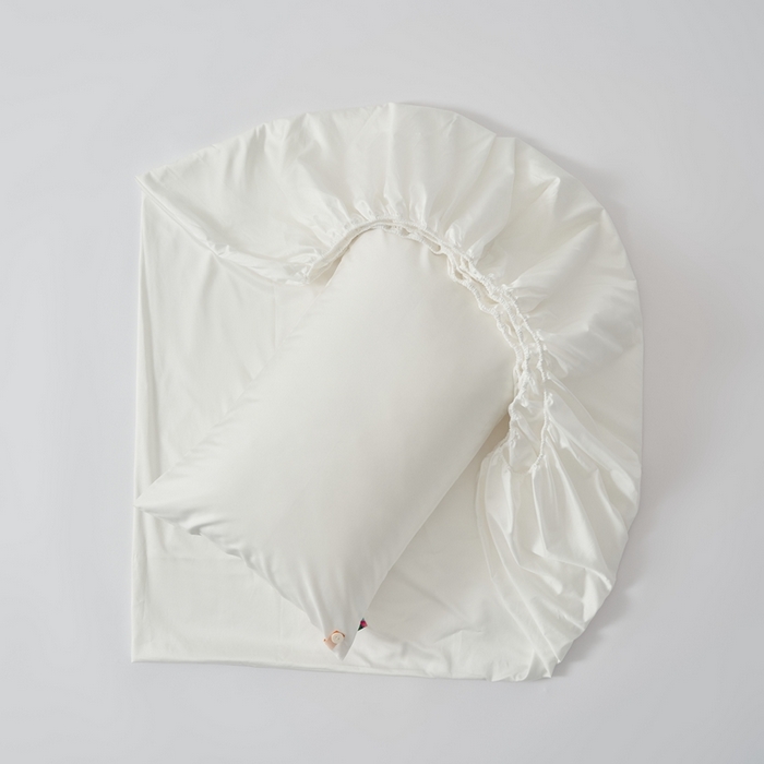 91家纺网 家纺一手货源 找家纺 涞澳家纺 2025新款亲肤舒适80S天丝棉分体（无衬系列）床笠单品床笠单件床笠 80天丝棉-莹白