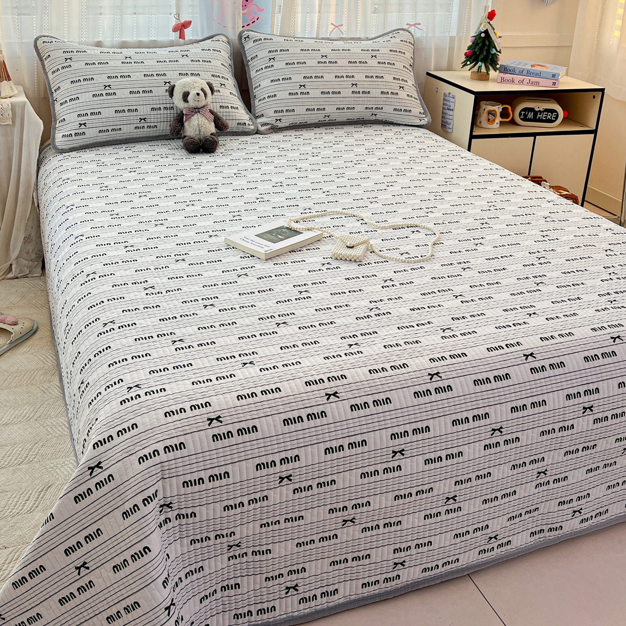 91家纺网 家纺一手货源 找家纺 （总）恒尚居 2025新款双层纱牛奶绒床盖双面两用夹棉床单床垫-秋冬款 四季通用