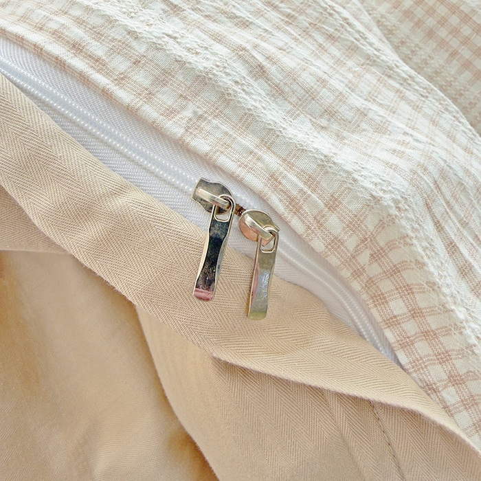 91家纺网 家纺一手货源 找家纺 全美家居 2025新款全棉纯棉色织提花水洗四件套 铂尔曼