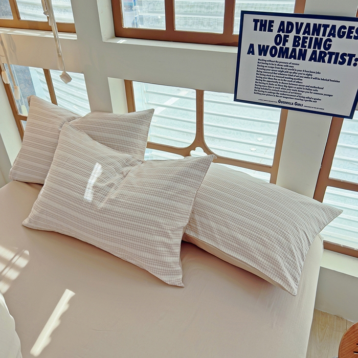 91家纺网 家纺一手货源 找家纺 全美家居 2025新款全棉纯棉色织提花水洗四件套 铂尔曼