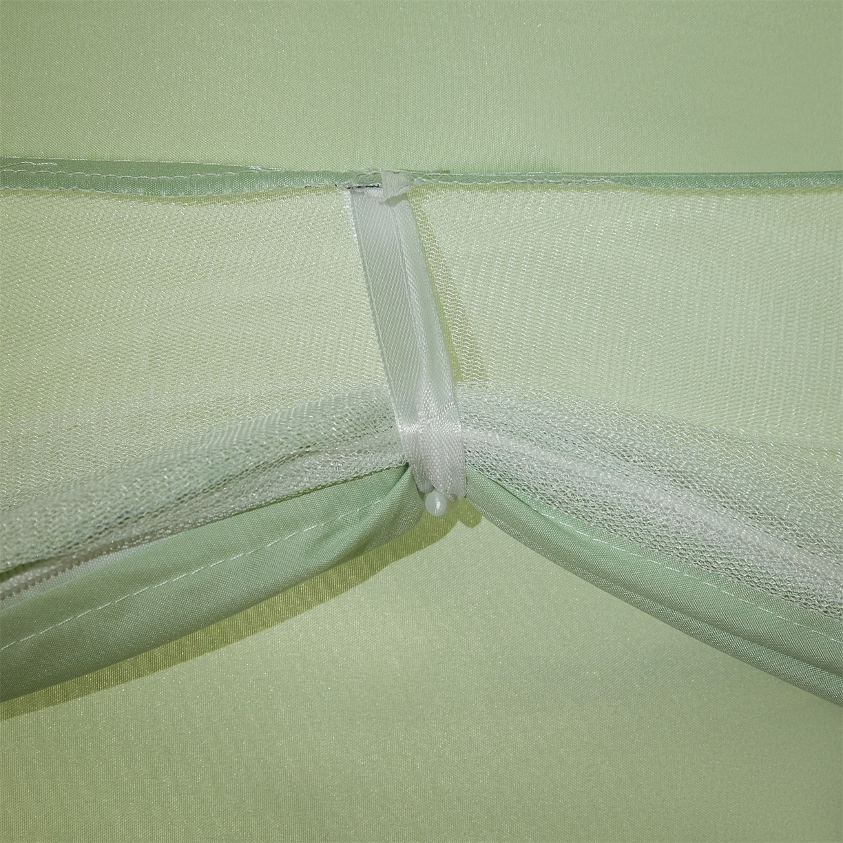 91家纺网 家纺一手货源 找家纺 飞轮海蚊帐 2025新款加厚夹棉遮光防风四季可用蚊帐冬季 保暖 床帘 芥末绿-无遮光帘